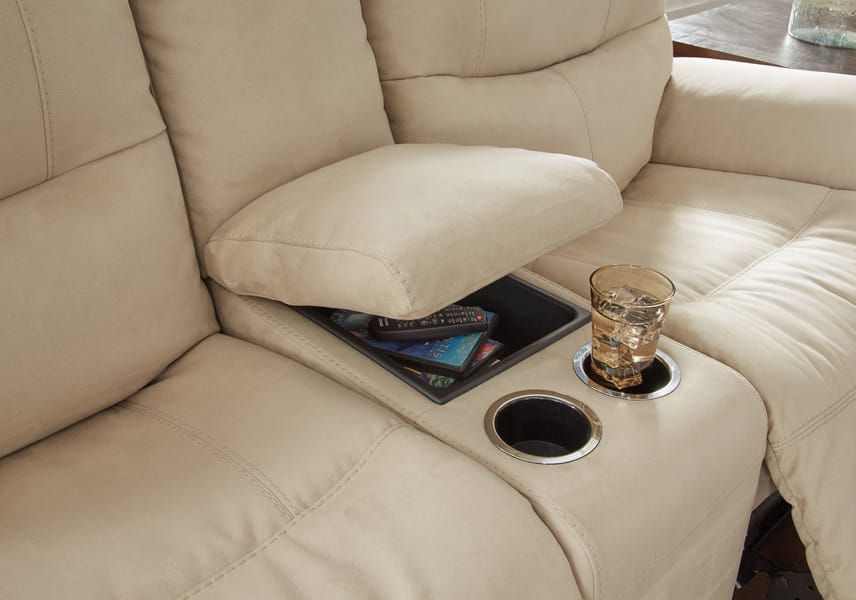 Ashley Living Room Next-Gen Gaucho Power Reclining Loveseat with Console 6080718