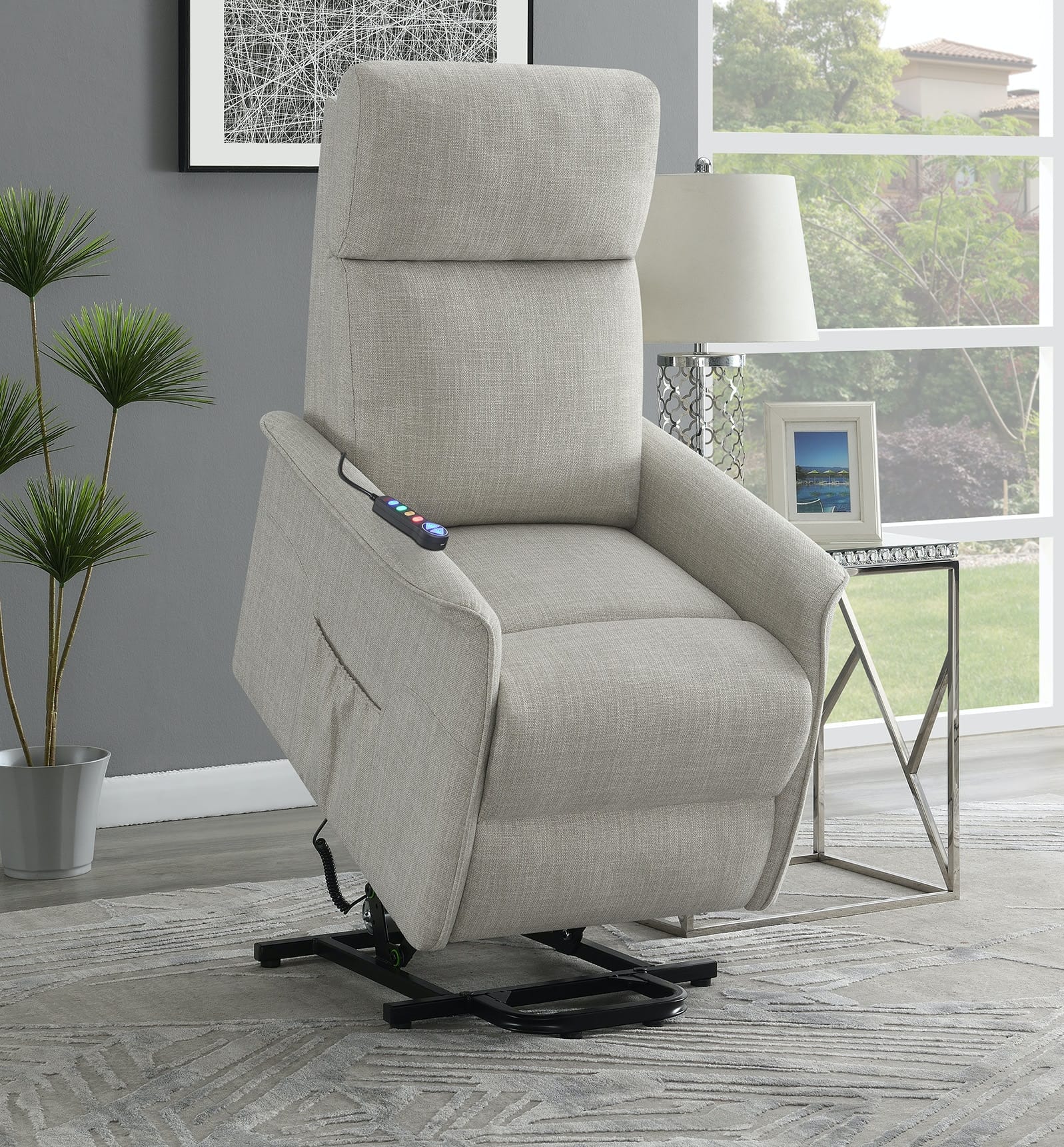 Coaster Living Room Power Lift Massage Chair 609407P