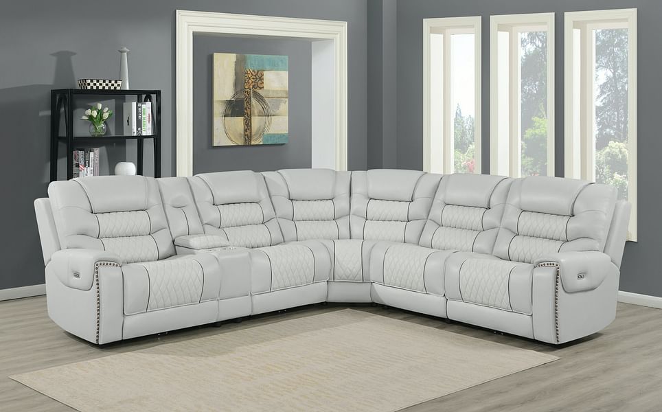 Coaster Living Room 6 Pc Power2 Sectional 609470PP