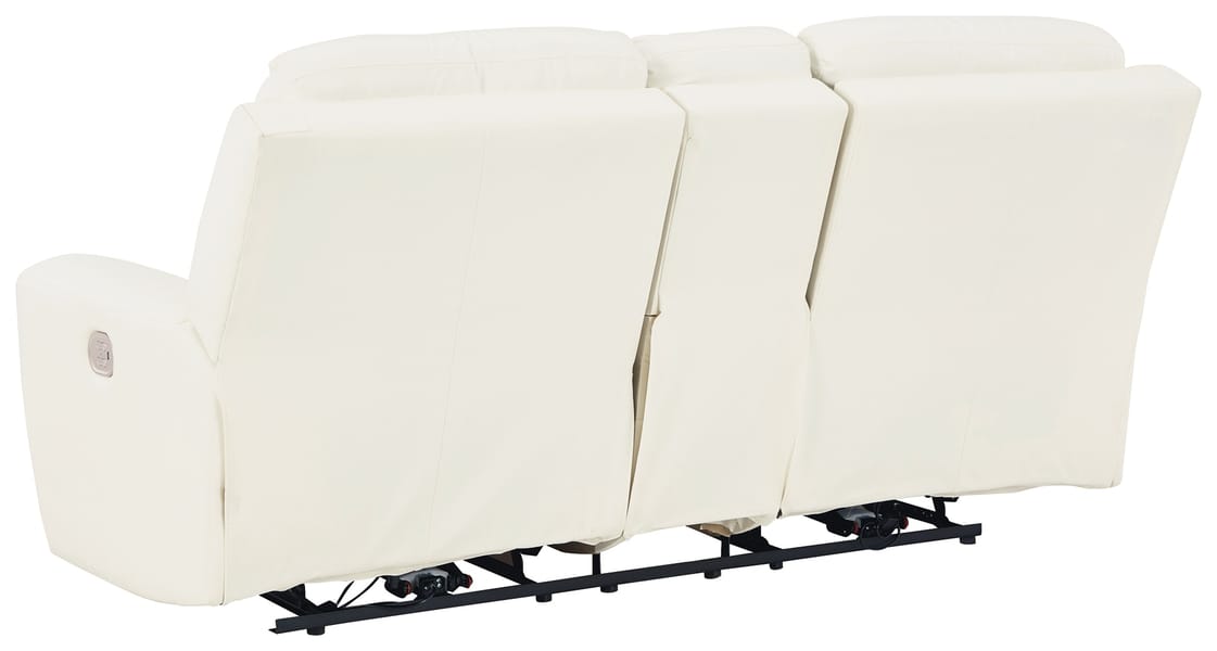 Ashley Living Room Warlin Power Reclining Loveseat with Console 6110418