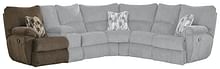 Catnapper Furniture Living Room Power Lay Flat Reclining Left Side Facing 62256-Chocolate