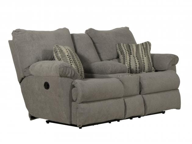 Catnapper Furniture Living Room Power Lay Flat Reclining Console Loveseat 62419