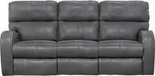 Catnapper Furniture Living Room Power Headrest Power LayFlat Reclining Sofa 64461-Gunmetal
