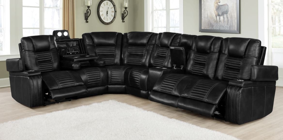 Coaster Living Room 7 Pc Power2 Sectional 651320PP
