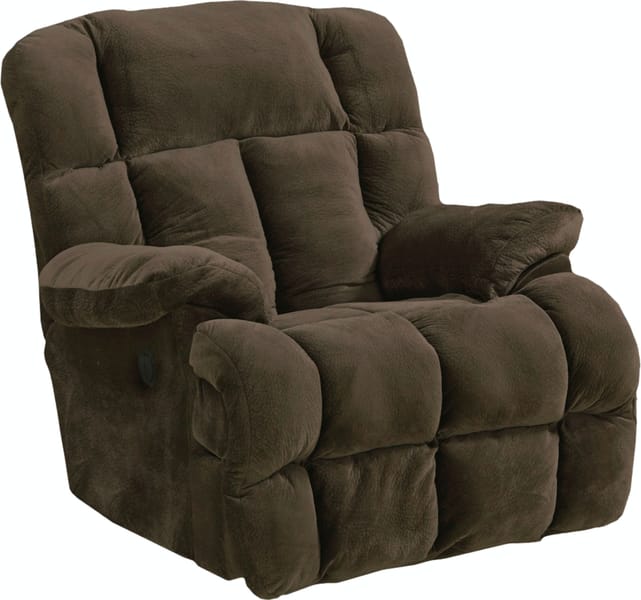 Catnapper Furniture Living Room Power. Chaise Recl with Lay Flat Feature 65417-Chocolate