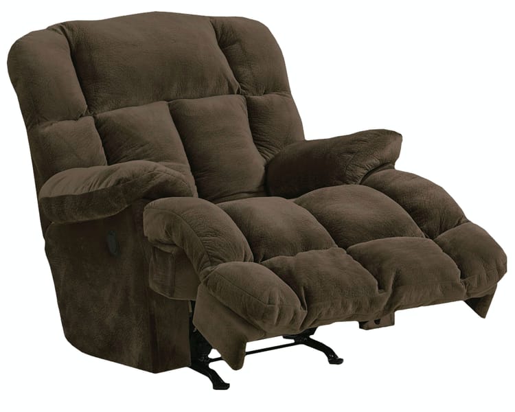 Catnapper Furniture Living Room Power. Chaise Recl with Lay Flat Feature 65417-Chocolate