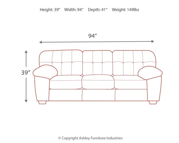 Ashley Living Room Accrington Sofa 7050938