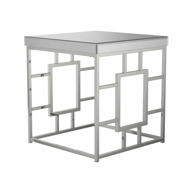 Denver Geometric Frame End Table