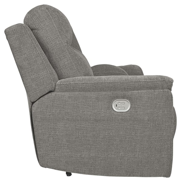 Ashley Living Room Mouttrie Power Reclining Loveseat with Console 7320518