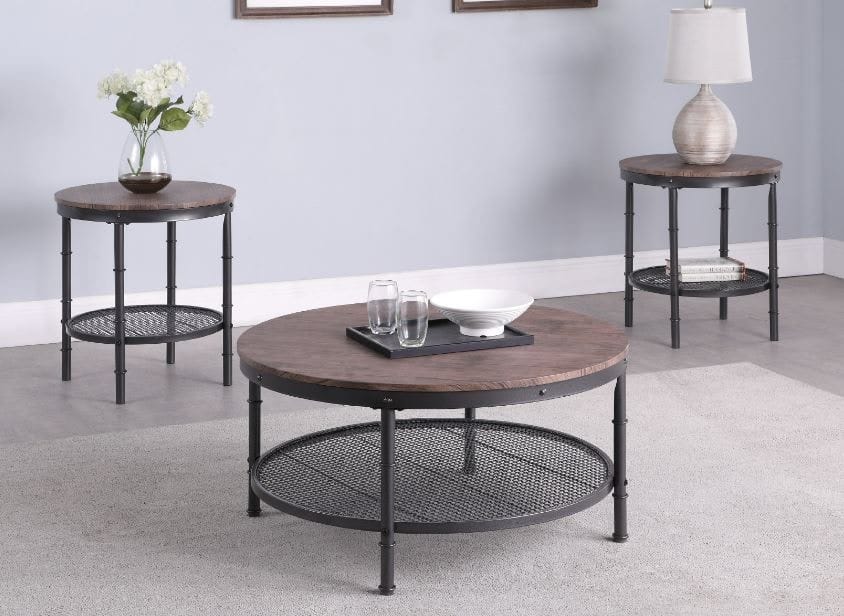 Coaster Living Room 3 Pc Table Set 735984