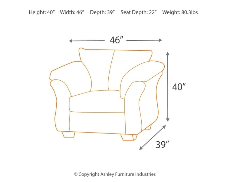 Ashley Living Room Darcy Chair 7500520