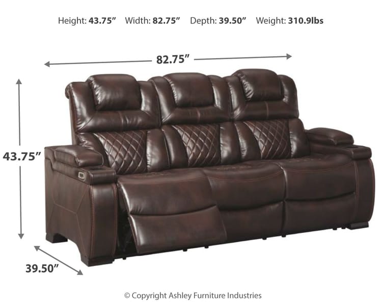 Ashley Living Room Warnerton Power Reclining Sofa 7540715