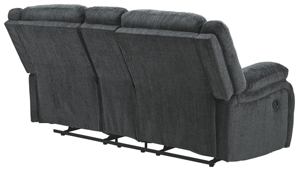 Ashley Living Room Draycoll Reclining Loveseat with Console 7650494