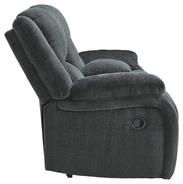 Ashley Living Room Draycoll Reclining Loveseat with Console 7650494