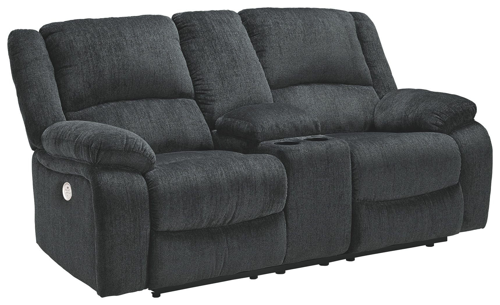 Ashley Living Room Draycoll Power Reclining Loveseat with Console 7650496