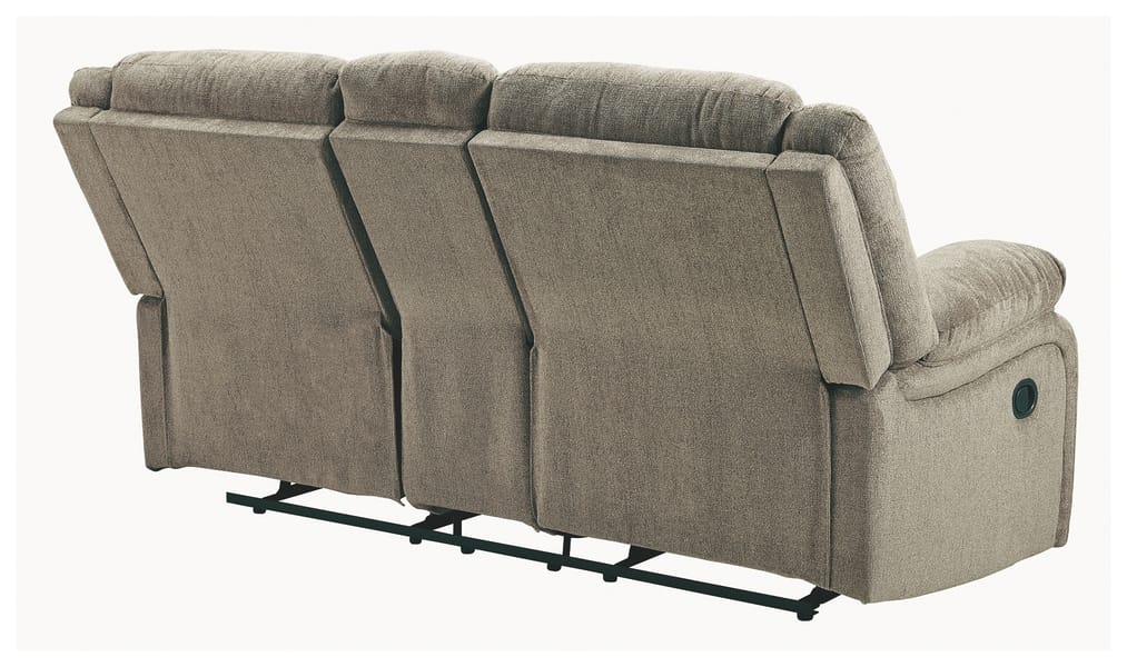 Ashley Living Room Draycoll Reclining Loveseat with Console 7650594