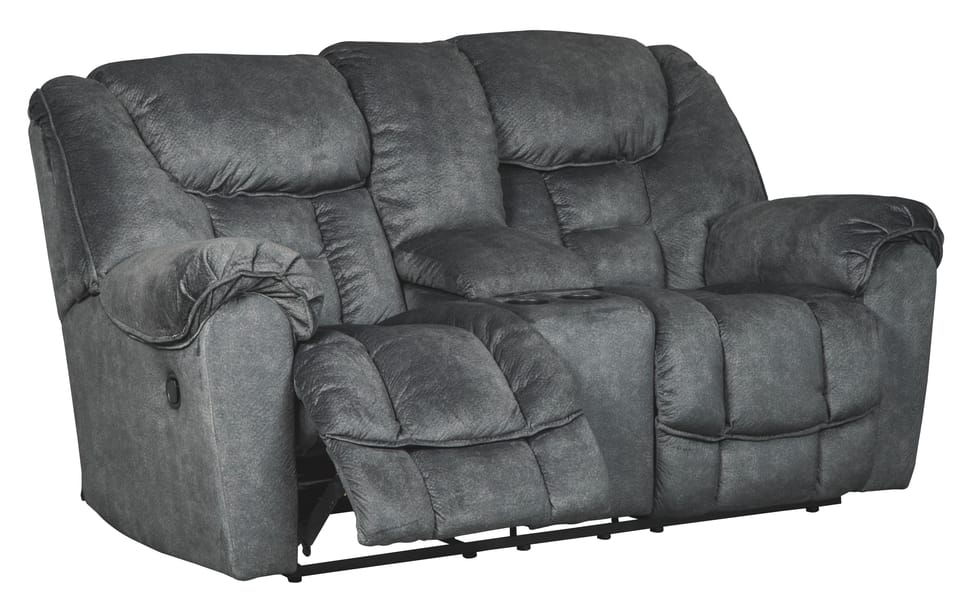 Ashley Living Room Capehorn Reclining Loveseat with Console 7690294