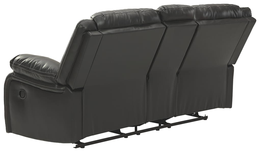Ashley Living Room Calderwell Reclining Loveseat with Console 7710194