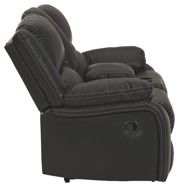 Ashley Living Room Calderwell Reclining Loveseat with Console 7710194