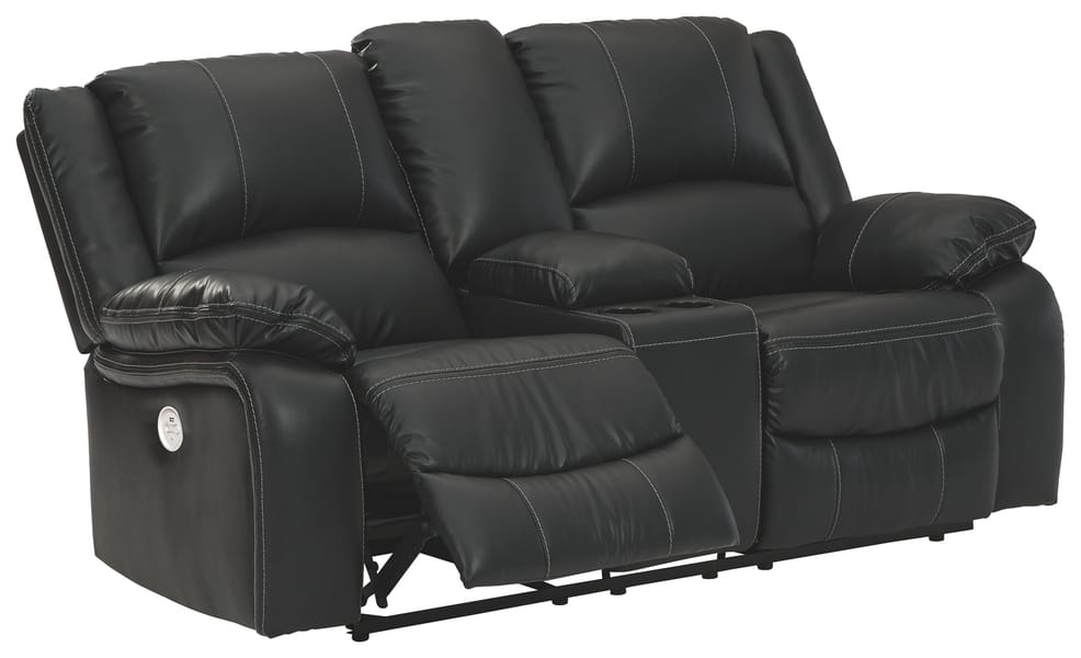 Ashley Living Room Calderwell Power Reclining Loveseat with Console 7710196