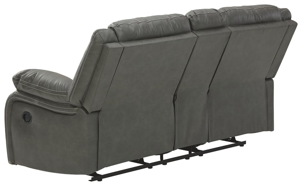 Ashley Living Room Calderwell Reclining Loveseat with Console 7710394