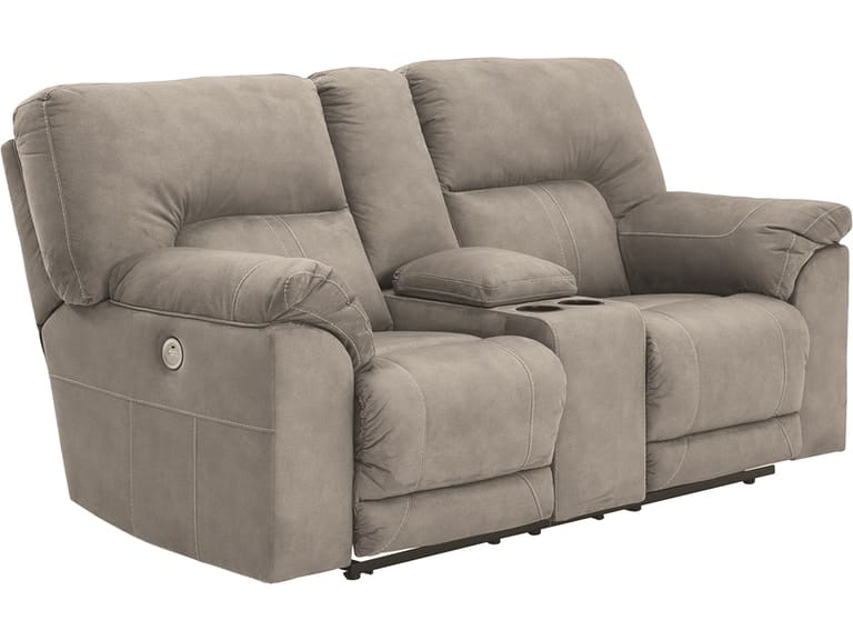 Ashley Living Room Power Reclining Loveseat with Console 7760196