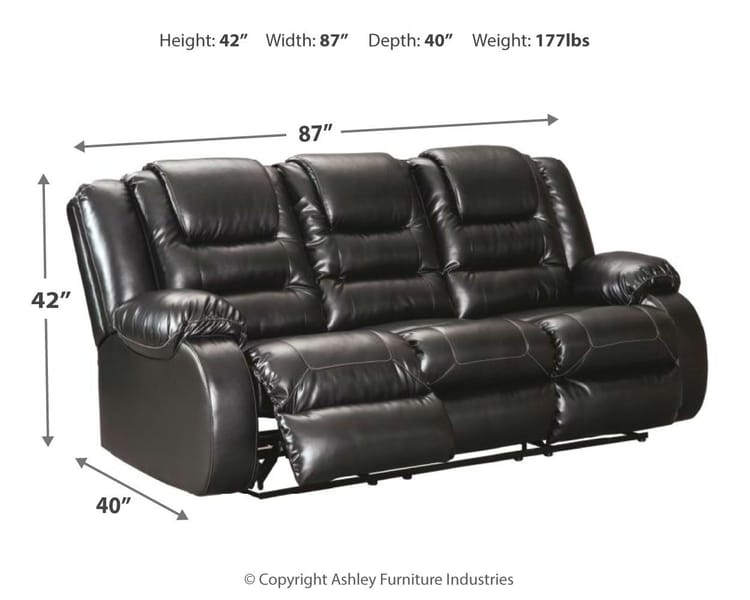 Ashley Living Room Vacherie Reclining Sofa 7930888