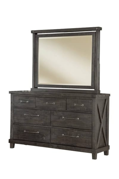 Modus Accessories Yosemite Solid Wood Mirror In Cafe 7YC983