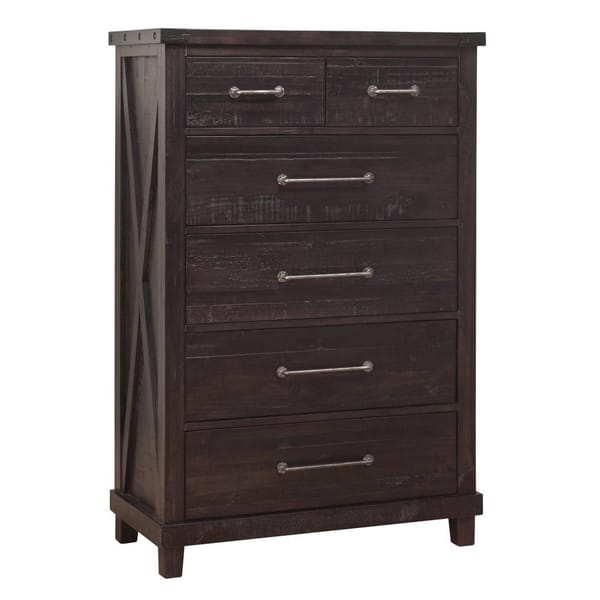 Modus Bedroom Yosemite Solid Wood Chest In Cafe 7YC984