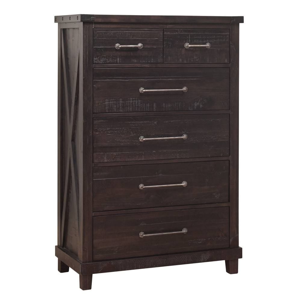 Modus Bedroom Yosemite Solid Wood Chest In Cafe 7YC984