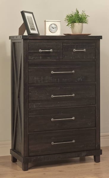 Modus Bedroom Yosemite Solid Wood Chest In Cafe 7YC984