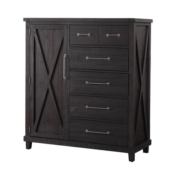 Modus Bedroom Yosemite Solid Wood Gentleman's Chest In Cafe 7YC984G
