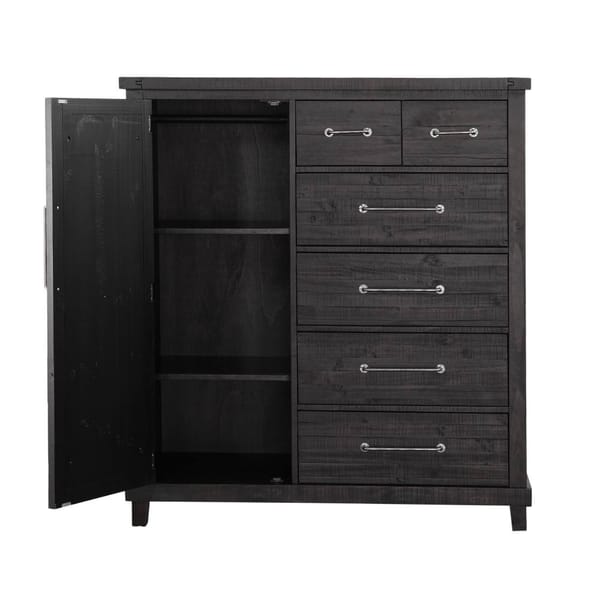 Modus Bedroom Yosemite Solid Wood Gentleman's Chest In Cafe 7YC984G