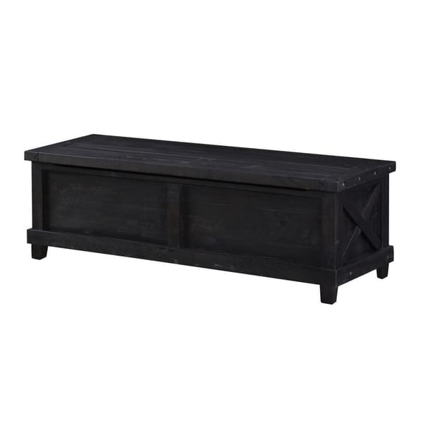Modus Accessories Yosemite Solid Wood Blanket Box In Cafe 7YC993