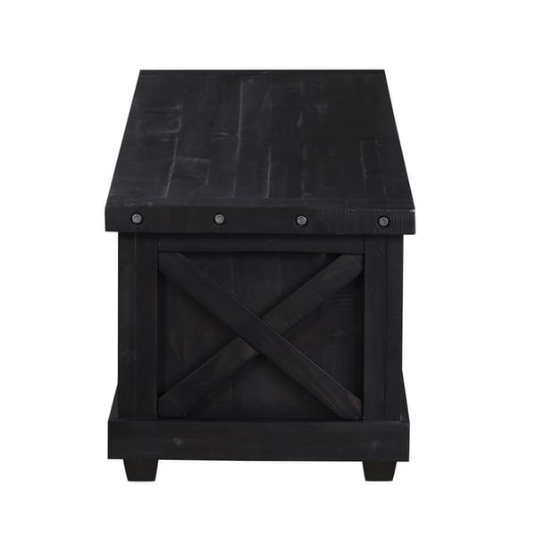 Modus Accessories Yosemite Solid Wood Blanket Box In Cafe 7YC993