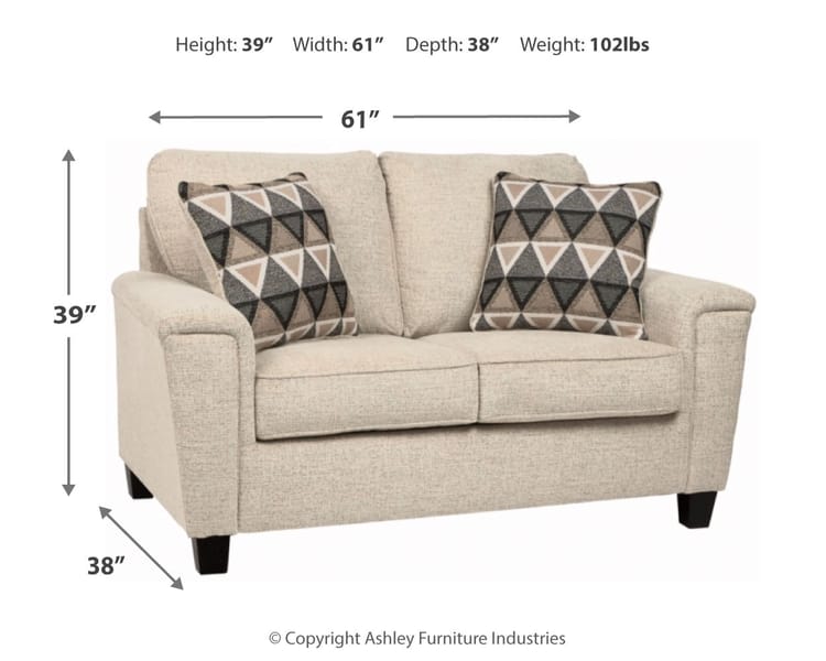 Ashley Living Room Abinger Loveseat 8390435