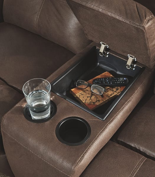 Ashley Living Room Jesolo Reclining Loveseat with Console 8670494