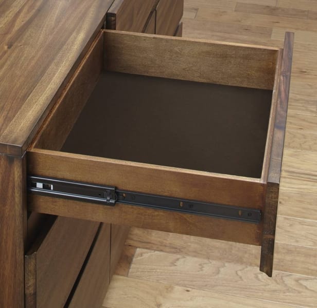 Modus Bedroom Ocean Six Drawer Solid Wood Dresser In Natural Sengon 8C7982