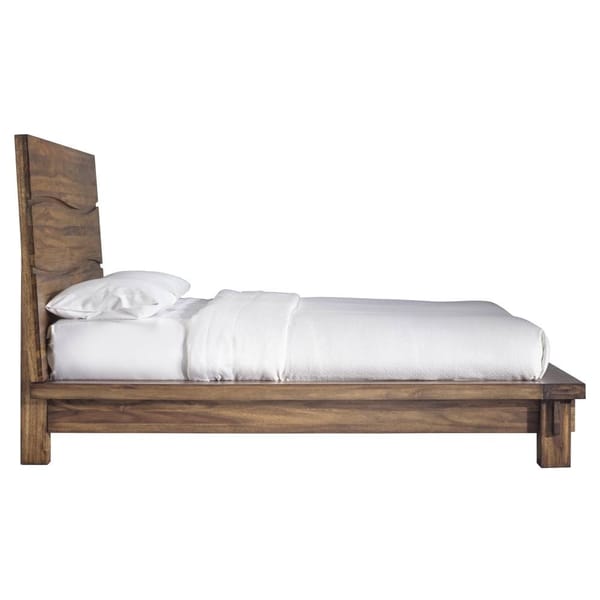 Modus Bedroom Ocean Solid Wood Platform Bed In Natural Sengon 8C79P6