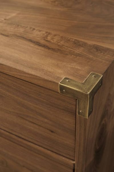 Modus Bedroom Adler Six Drawer Dresser In Natural Walnut 8N1682