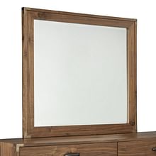 Modus Accessories Adler Beveled Glass Mirror In Natural Walnut 8N1683