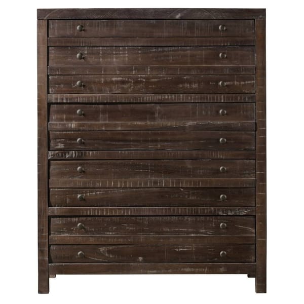 Modus Bedroom Townsend Five Drawer Solid Wood Chest In Java 8T0684
