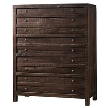 Modus Bedroom Townsend Five Drawer Solid Wood Chest In Java 8T0684