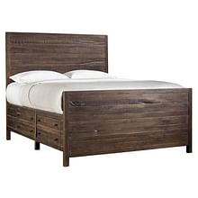 Modus Bedroom Townsend Solid Wood Storage Bed In Java 8T06D7