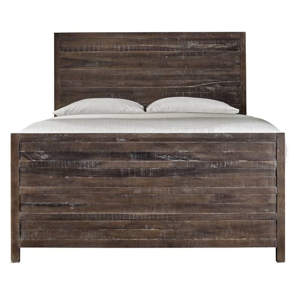 Modus Bedroom Townsend Solid Wood Panel Bed In Java 8T06L5