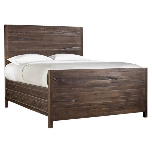 Modus Bedroom Townsend Solid Wood Panel Bed In Java 8T06L5
