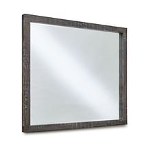 Modus Accessories Townsend Solid Wood Beveled Glass Mirror In Gunmetal 8TR983