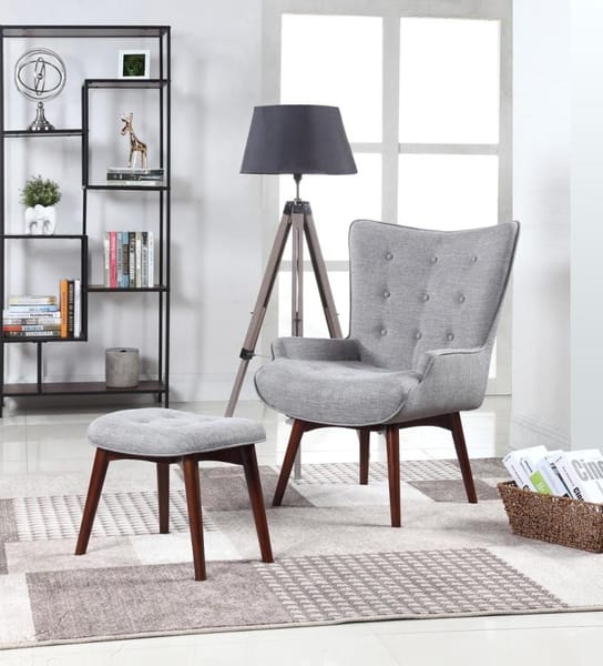 Coaster Living Room Accent Chair With Ottoman 904119