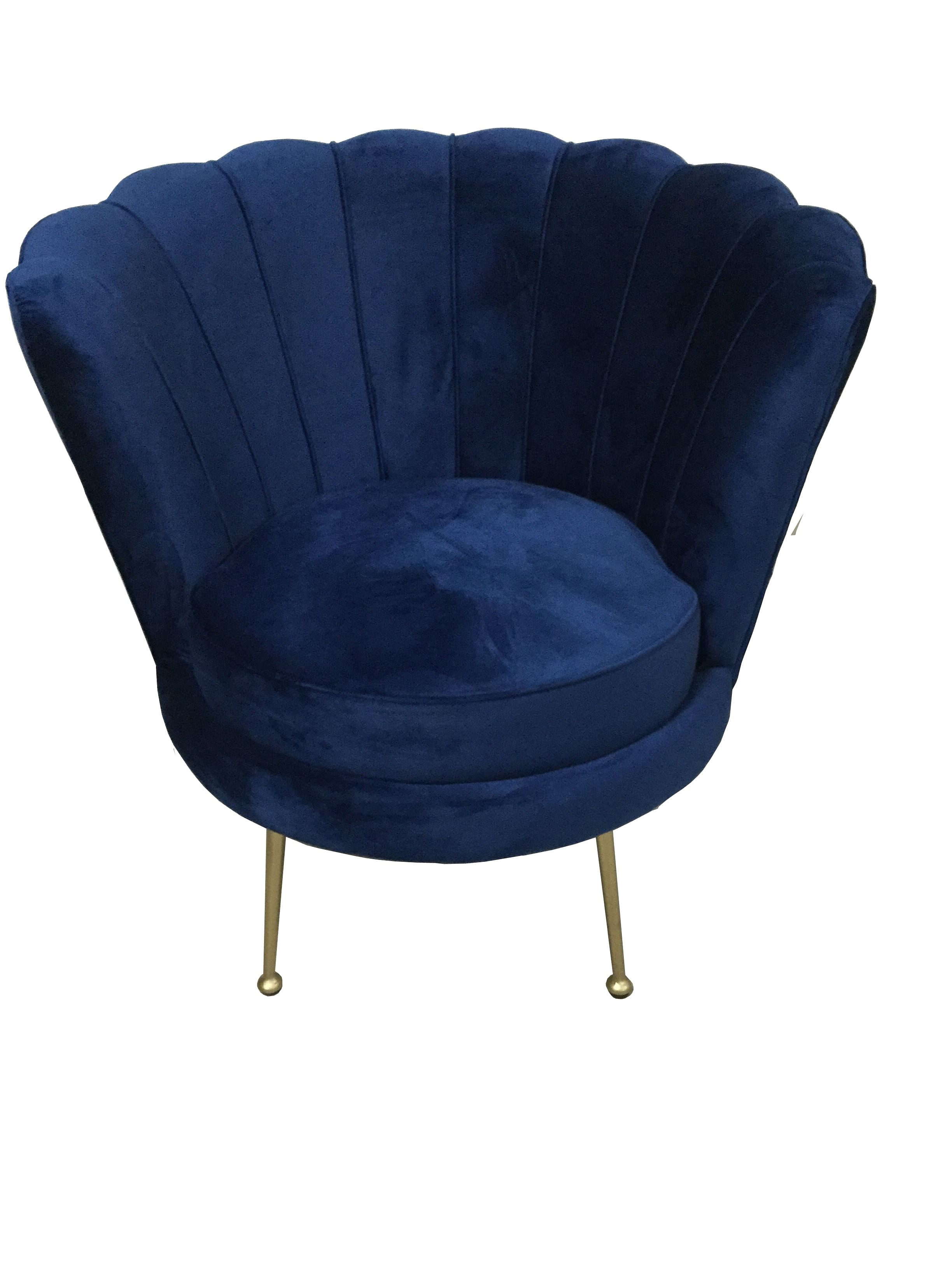 Navy blue best sale shell chair