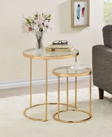 Coaster Living Room 2 Pc Nesting Table 935936